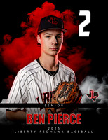 2025 Liberty Baseball Banner Ben Pierce 2